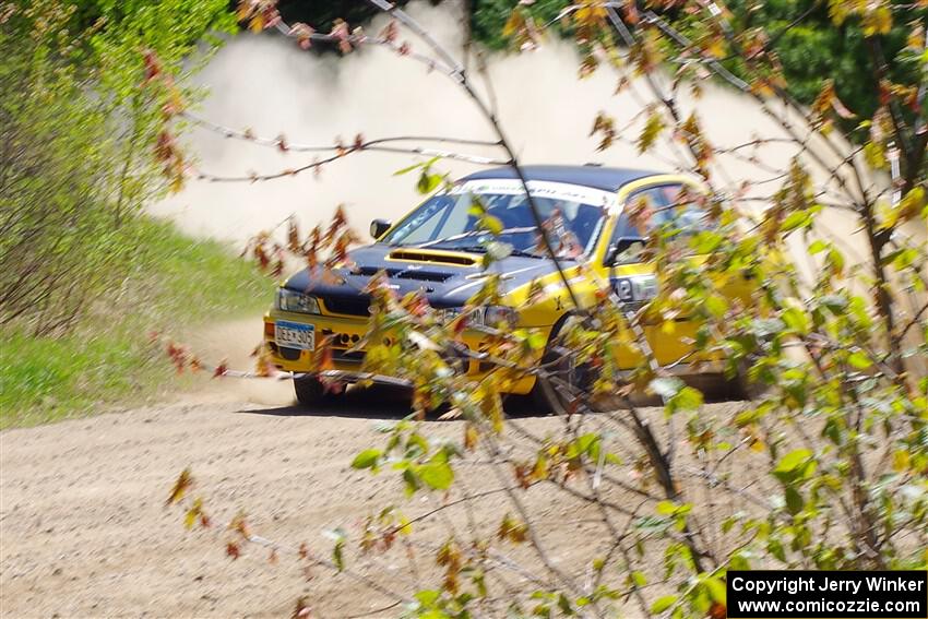 Steve Gingras / Lynn Wolf Subaru Impreza on SS2, Blue TraiI I.