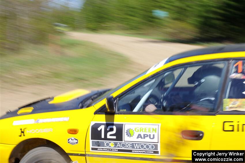 Steve Gingras / Lynn Wolf Subaru Impreza on SS2, Blue TraiI I.