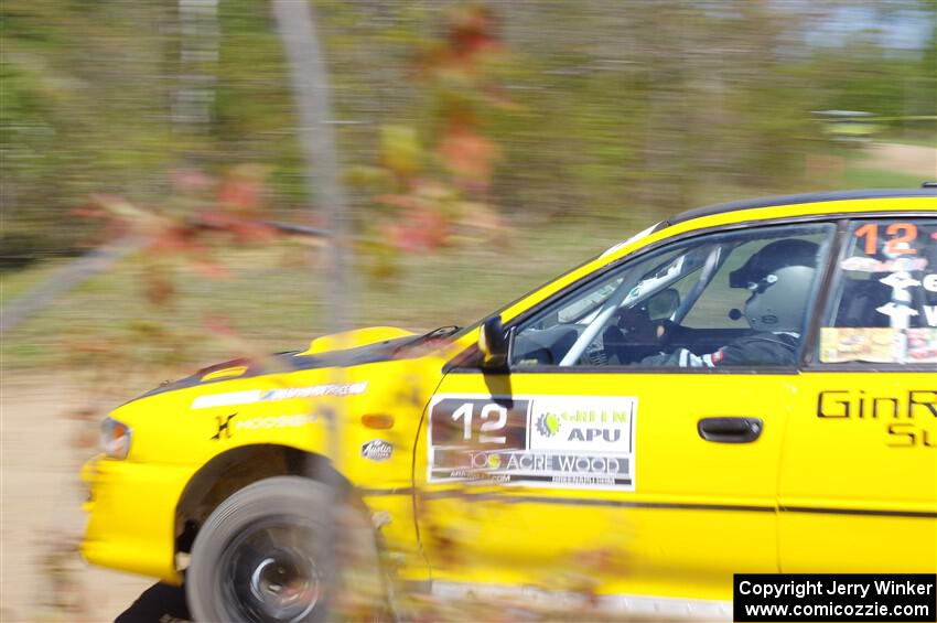 Steve Gingras / Lynn Wolf Subaru Impreza on SS2, Blue TraiI I.