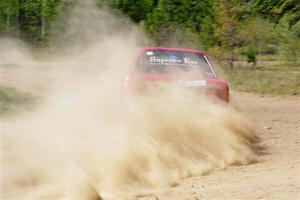 Levi Johnson / Matt Nykanen BMW 325e on SS2, Blue TraiI I.