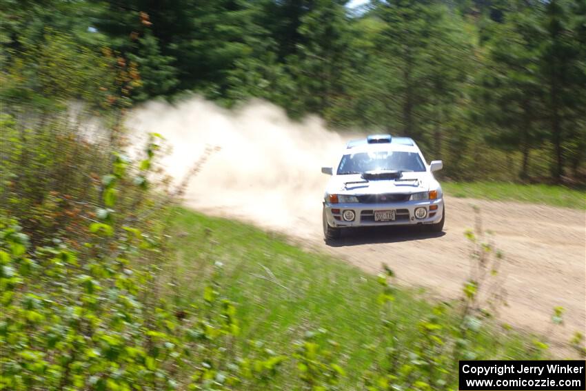 Tyler Matalas / Dustin Sharkozy Subaru Impreza LX on SS2, Blue TraiI I.