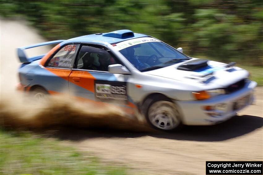 Tyler Matalas / Dustin Sharkozy Subaru Impreza LX on SS2, Blue TraiI I.