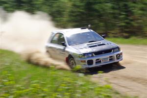 Aidan Hicks / John Hicks Subaru Impreza Wagon on SS2, Blue TraiI I.