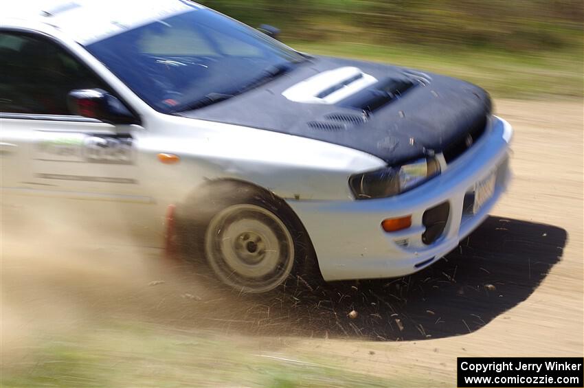 Aidan Hicks / John Hicks Subaru Impreza Wagon on SS2, Blue TraiI I.