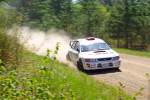 Richard Donovan / Greg Donovan Subaru Impreza on SS2, Blue TraiI I.