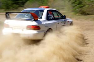 Richard Donovan / Greg Donovan Subaru Impreza on SS2, Blue TraiI I.