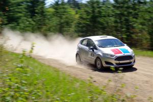 John Wolff / Boyd Smith Ford Fiesta on SS2, Blue TraiI I.