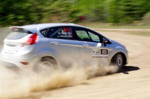 John Wolff / Boyd Smith Ford Fiesta on SS2, Blue TraiI I.