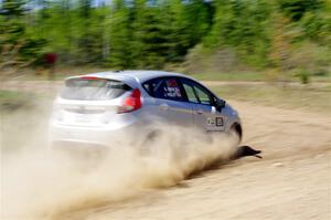 John Wolff / Boyd Smith Ford Fiesta on SS2, Blue TraiI I.