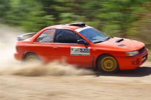 Travis Mattonen / Josh Kemp Subaru Impreza on SS2, Blue TraiI I.