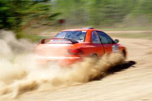 Travis Mattonen / Josh Kemp Subaru Impreza on SS2, Blue TraiI I.