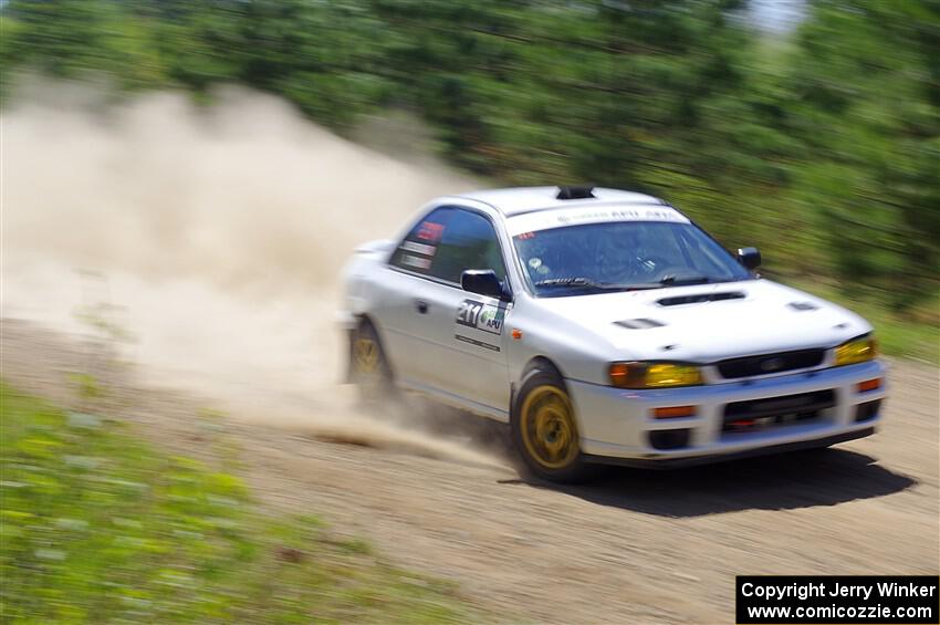 Jack Nelson / Isaac Zink Subaru Impreza on SS2, Blue TraiI I.