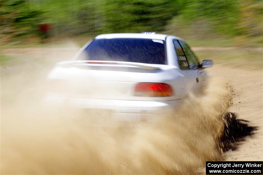 Jack Nelson / Isaac Zink Subaru Impreza on SS2, Blue TraiI I.