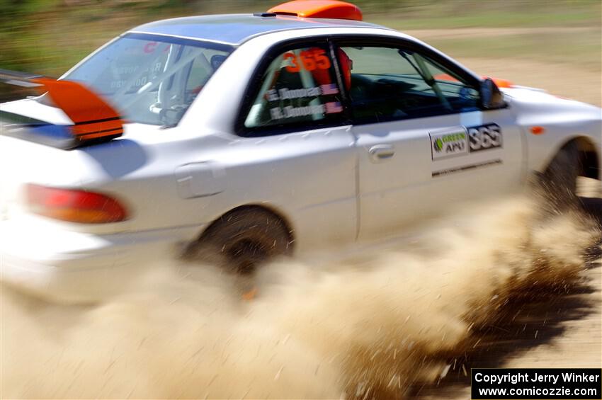 Richard Donovan / Greg Donovan Subaru Impreza on SS2, Blue TraiI I.