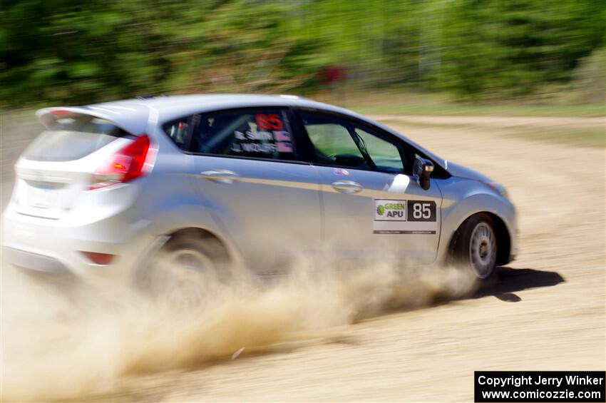 John Wolff / Boyd Smith Ford Fiesta on SS2, Blue TraiI I.