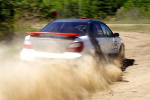 Jason Cook / Maggie Tu Subaru WRX on SS2, Blue TraiI I.