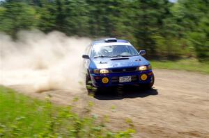 Corey Morris / Josh Nykanen Subaru Impreza on SS2, Blue TraiI I.