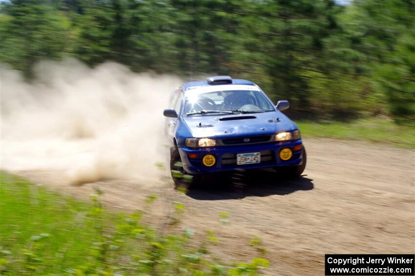 Corey Morris / Josh Nykanen Subaru Impreza on SS2, Blue TraiI I.