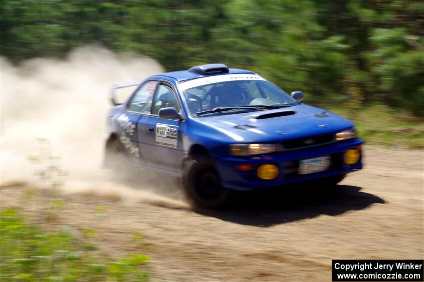 Corey Morris / Josh Nykanen Subaru Impreza on SS2, Blue TraiI I.