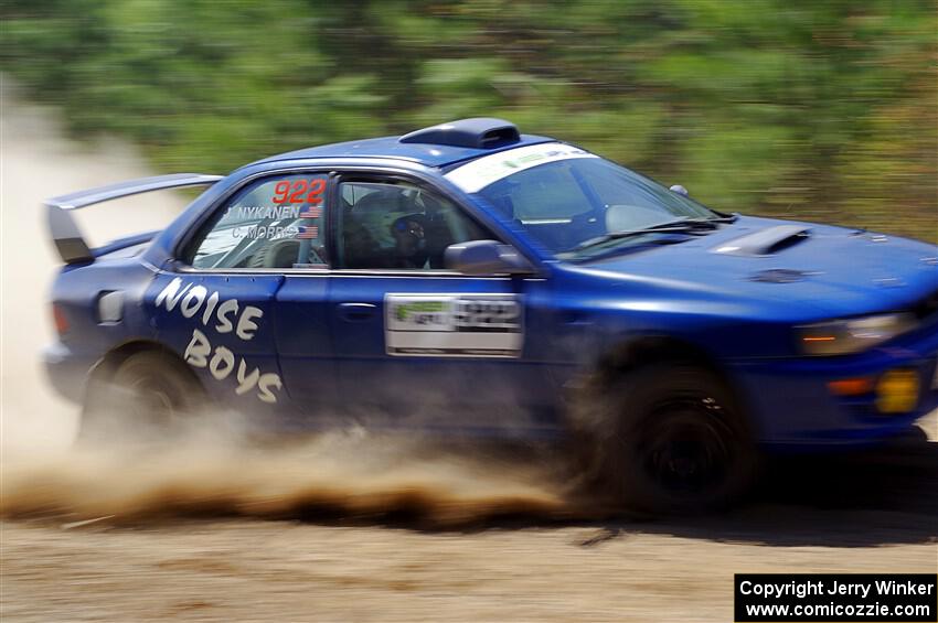 Corey Morris / Josh Nykanen Subaru Impreza on SS2, Blue TraiI I.