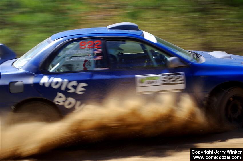 Corey Morris / Josh Nykanen Subaru Impreza on SS2, Blue TraiI I.