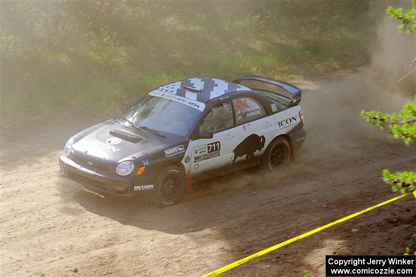 John Farrow / Peter Farrow Subaru WRX on SS4, Parkway II.