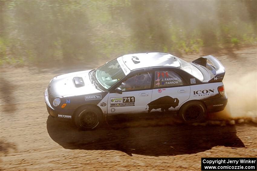 John Farrow / Peter Farrow Subaru WRX on SS4, Parkway II.