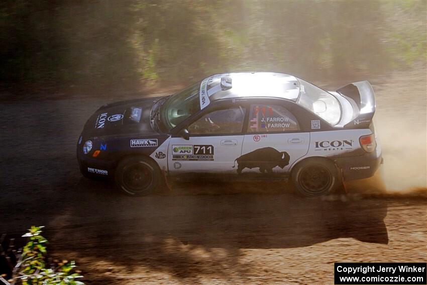 John Farrow / Peter Farrow Subaru WRX on SS4, Parkway II.