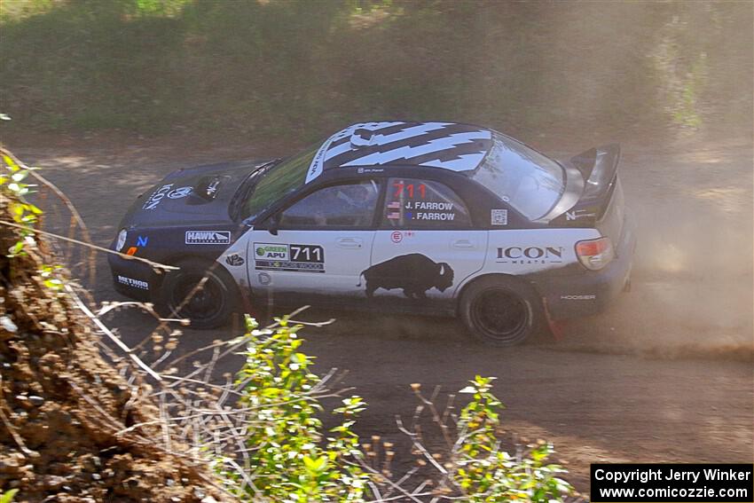 John Farrow / Peter Farrow Subaru WRX on SS4, Parkway II.