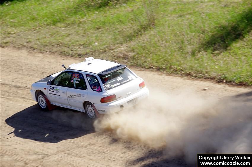 Aidan Hicks / John Hicks Subaru Impreza Wagon on SS4, Parkway II.