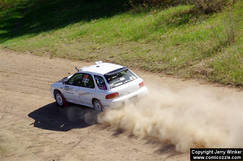 Aidan Hicks / John Hicks Subaru Impreza Wagon on SS4, Parkway II.