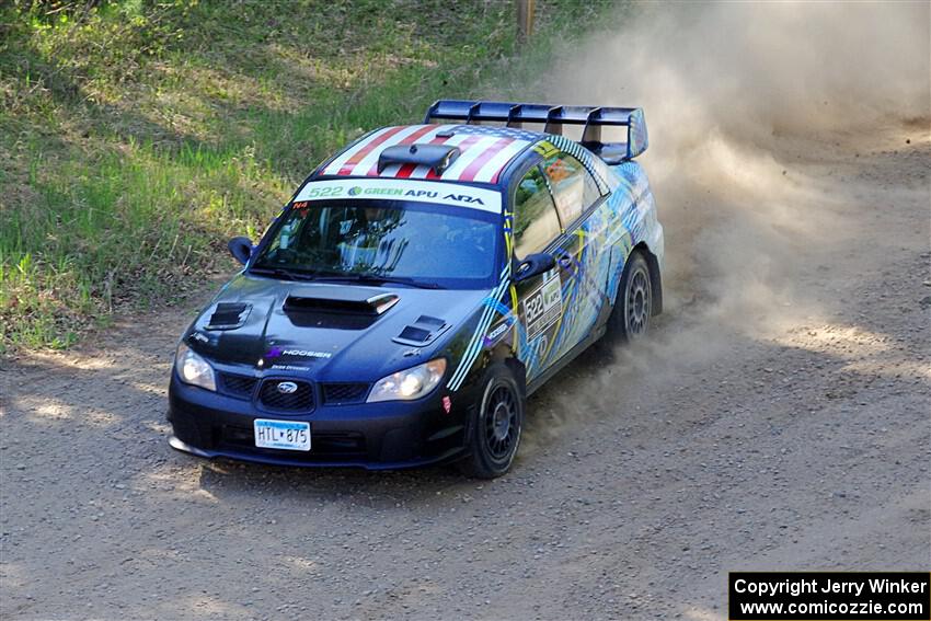 Matt James / Jackie James Subaru Impreza on SS4, Parkway II.