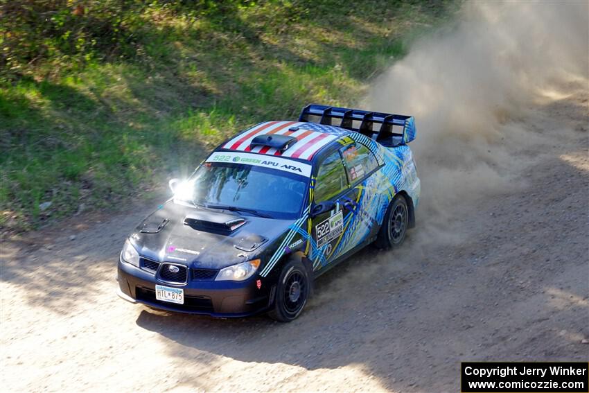 Matt James / Jackie James Subaru Impreza on SS4, Parkway II.