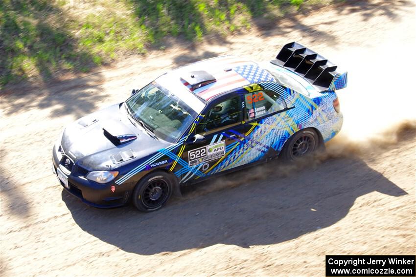 Matt James / Jackie James Subaru Impreza on SS4, Parkway II.