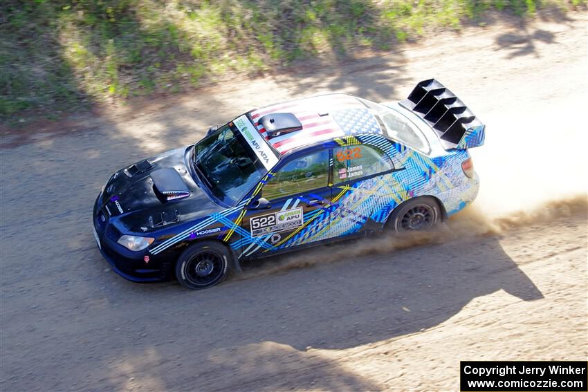 Matt James / Jackie James Subaru Impreza on SS4, Parkway II.