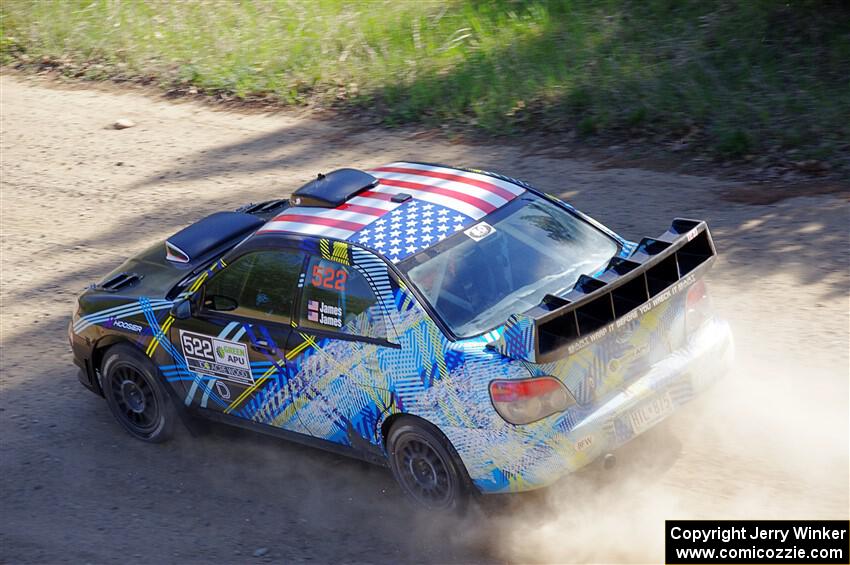 Matt James / Jackie James Subaru Impreza on SS4, Parkway II.