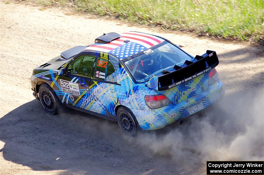 Matt James / Jackie James Subaru Impreza on SS4, Parkway II.