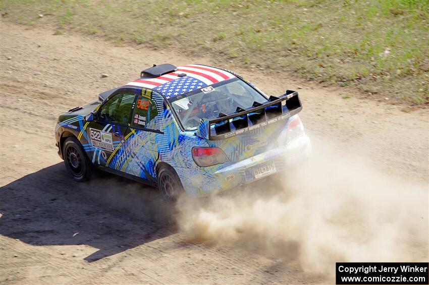 Matt James / Jackie James Subaru Impreza on SS4, Parkway II.