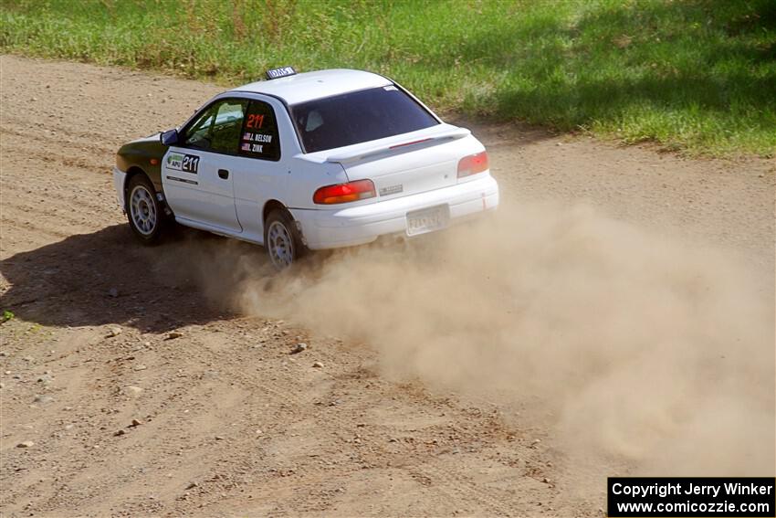 Jack Nelson / Isaac Zink Subaru Impreza on SS4, Parkway II.