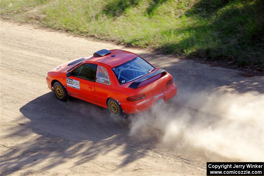 Travis Mattonen / Josh Kemp Subaru Impreza on SS4, Parkway II.