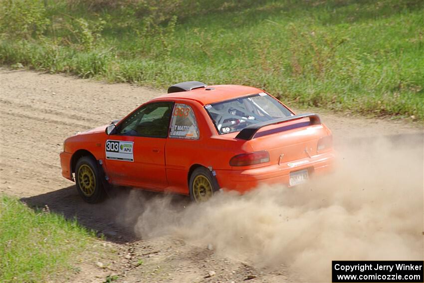 Travis Mattonen / Josh Kemp Subaru Impreza on SS4, Parkway II.