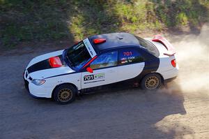 Jason Cook / Maggie Tu Subaru WRX on SS4, Parkway II.