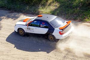 Jason Cook / Maggie Tu Subaru WRX on SS4, Parkway II.