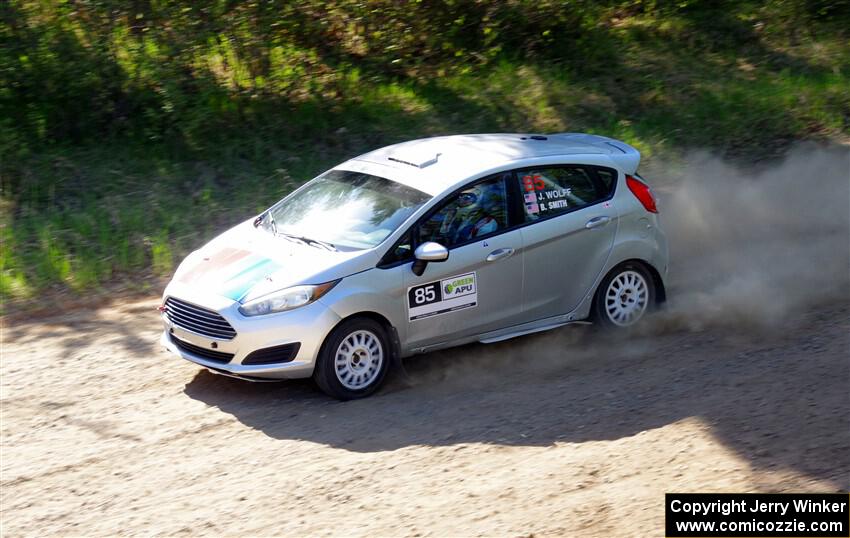 John Wolff / Boyd Smith Ford Fiesta on SS4, Parkway II.