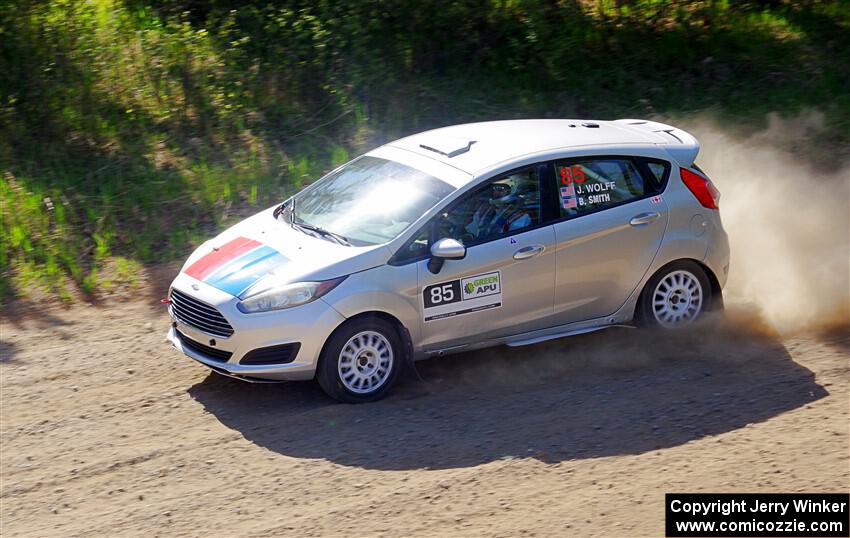 John Wolff / Boyd Smith Ford Fiesta on SS4, Parkway II.