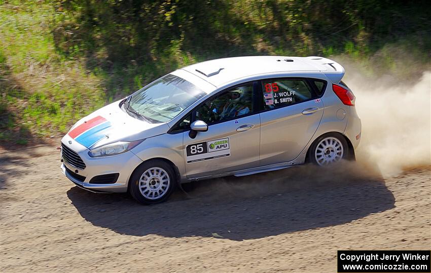 John Wolff / Boyd Smith Ford Fiesta on SS4, Parkway II.