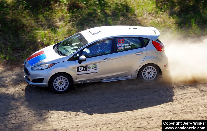 John Wolff / Boyd Smith Ford Fiesta on SS4, Parkway II.