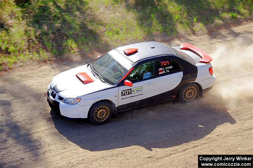 Jason Cook / Maggie Tu Subaru WRX on SS4, Parkway II.