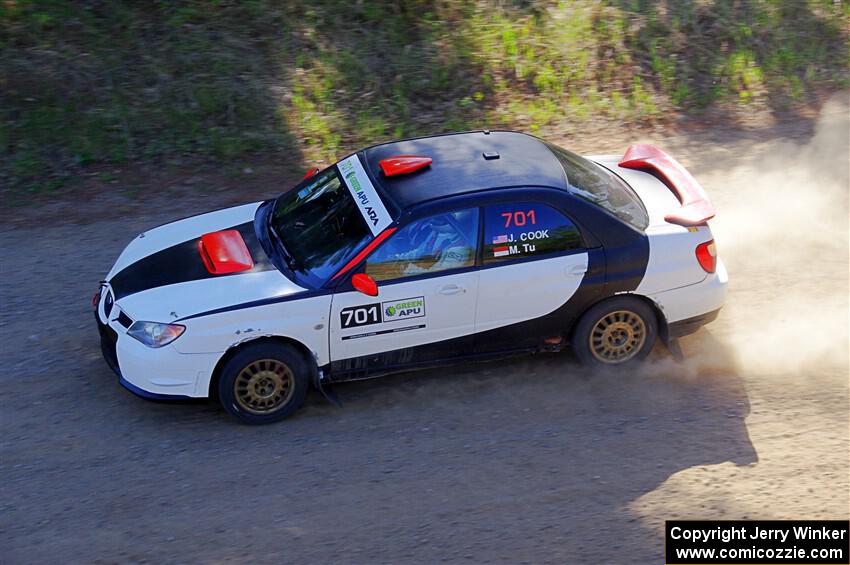 Jason Cook / Maggie Tu Subaru WRX on SS4, Parkway II.