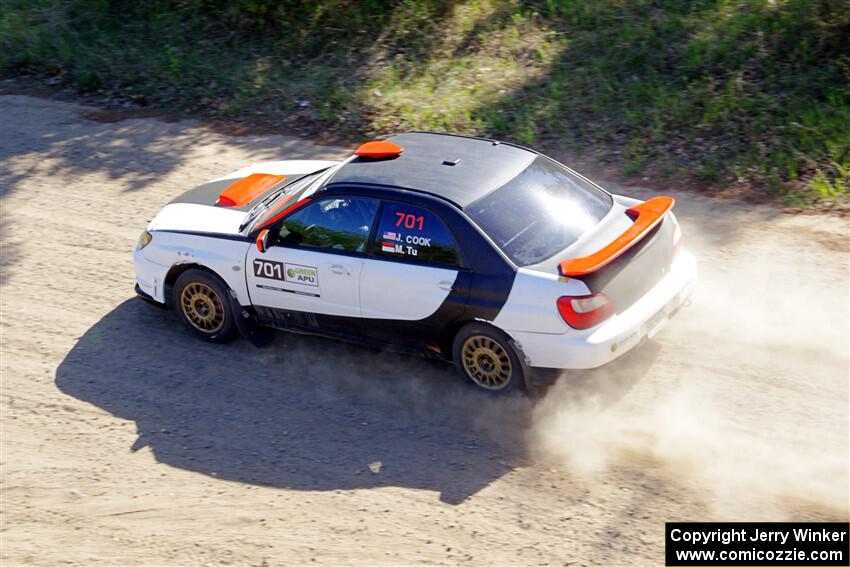 Jason Cook / Maggie Tu Subaru WRX on SS4, Parkway II.